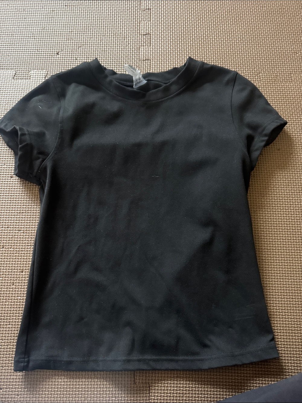 Women's Short Sleeve Crewneck Tee — Black